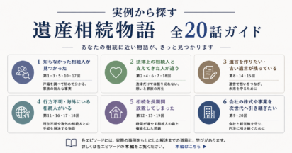 【相続事例20選】複雑な相続・遺言・相続人問題を実例から探す「遺産相続物語」ガイド